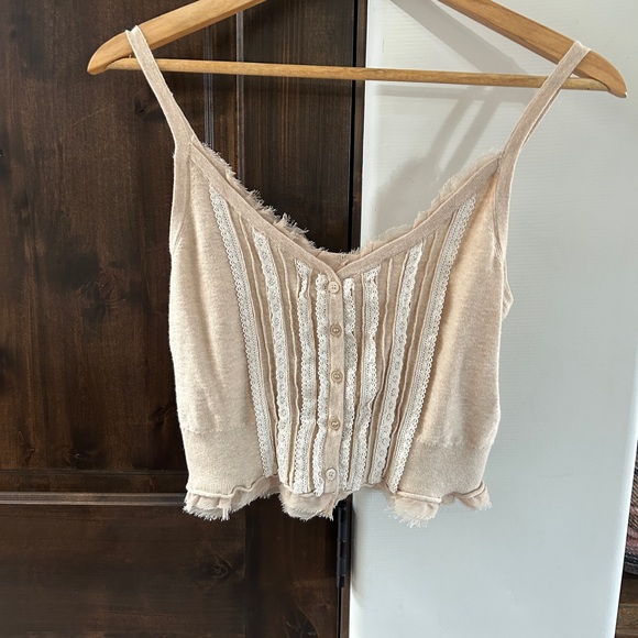 Anthropologie Lace Trim Tank - Picture 6 of 7
